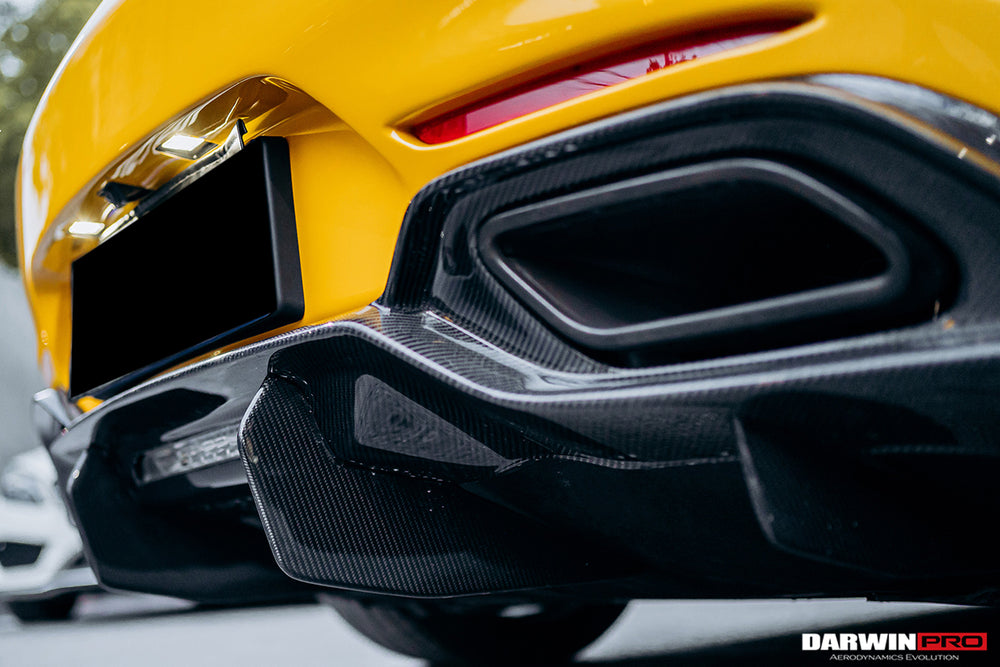 2015-2016 Mercedes Benz AMG GT GTS IMP Performance Partial Carbon Fiber Rear Bumper with Diffuser - DarwinPRO Aerodynamics