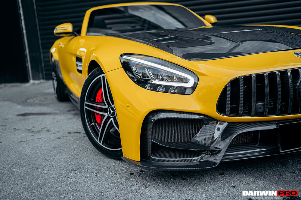 2015-2016 Mercedes Benz AMG GT GTS IMP Performance Part Carbon Fiber Front Bumper with Grill - DarwinPRO Aerodynamics