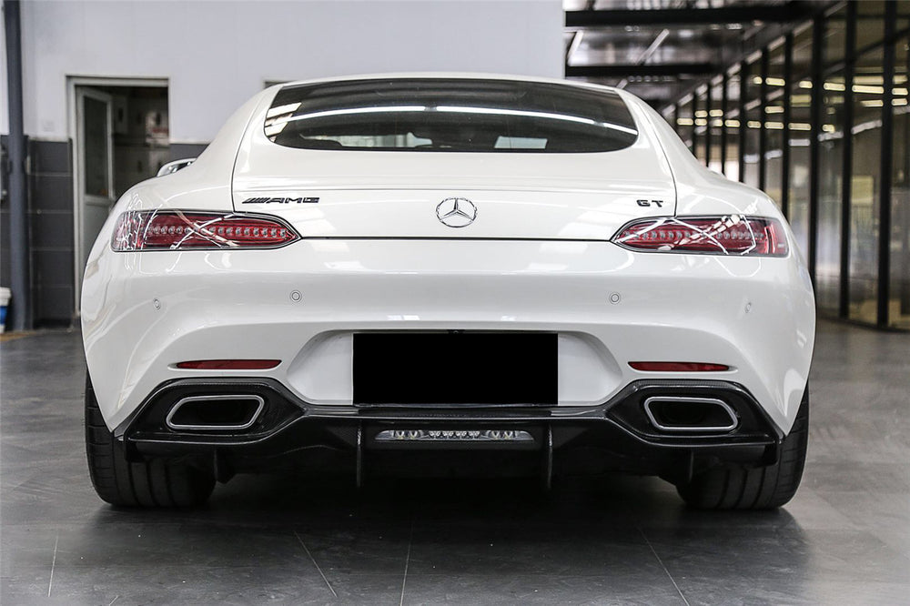 2015-2021 Mercedes Benz AMG GT GTS IMP Carbon Fiber Rear Diffuser