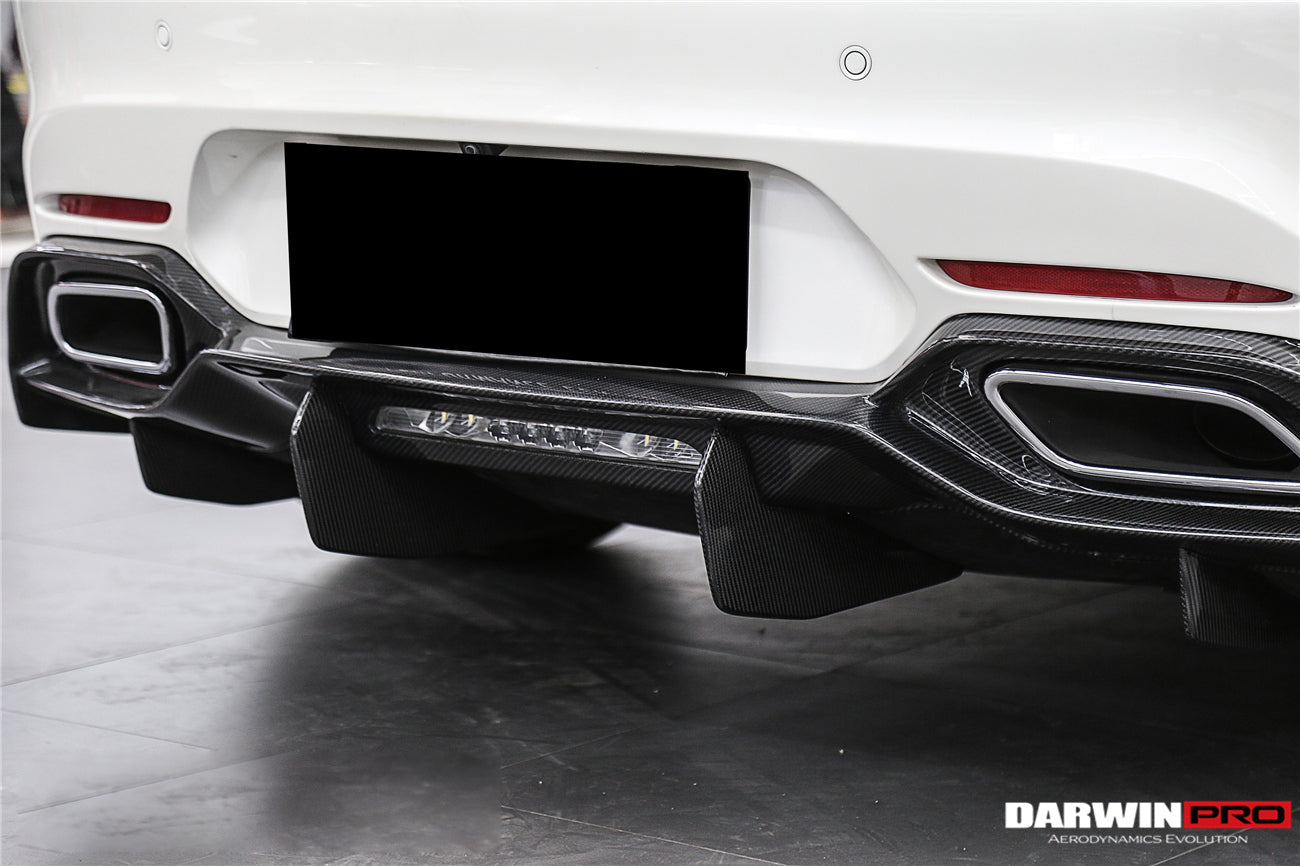 2015-2021 Mercedes Benz AMG GT GTS IMP Carbon Fiber Rear Diffuser