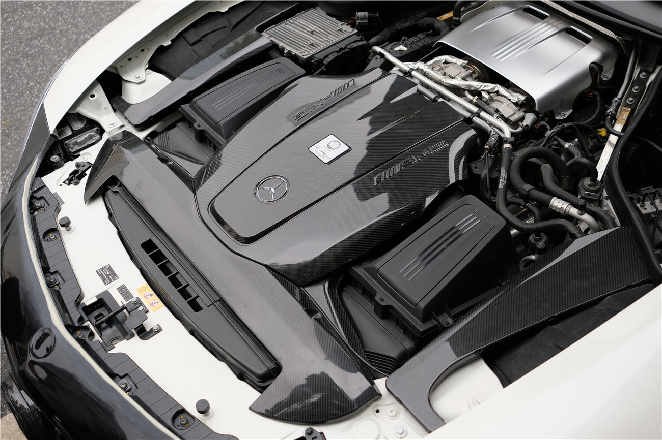 Mercedes-Benz AMG フロントカバー 2015-2020 Mercedes Benz AMG GT GTS Autoclave Carbon Fiber Engine