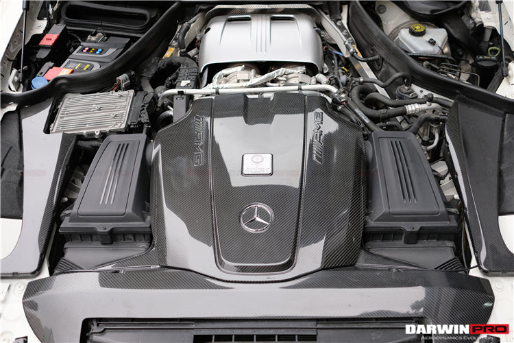 Amg Engine Rocker Cover 2015-2020 Mercedes Benz AMG GT GTS Autoclave Carbon Fiber Engine Cover ...