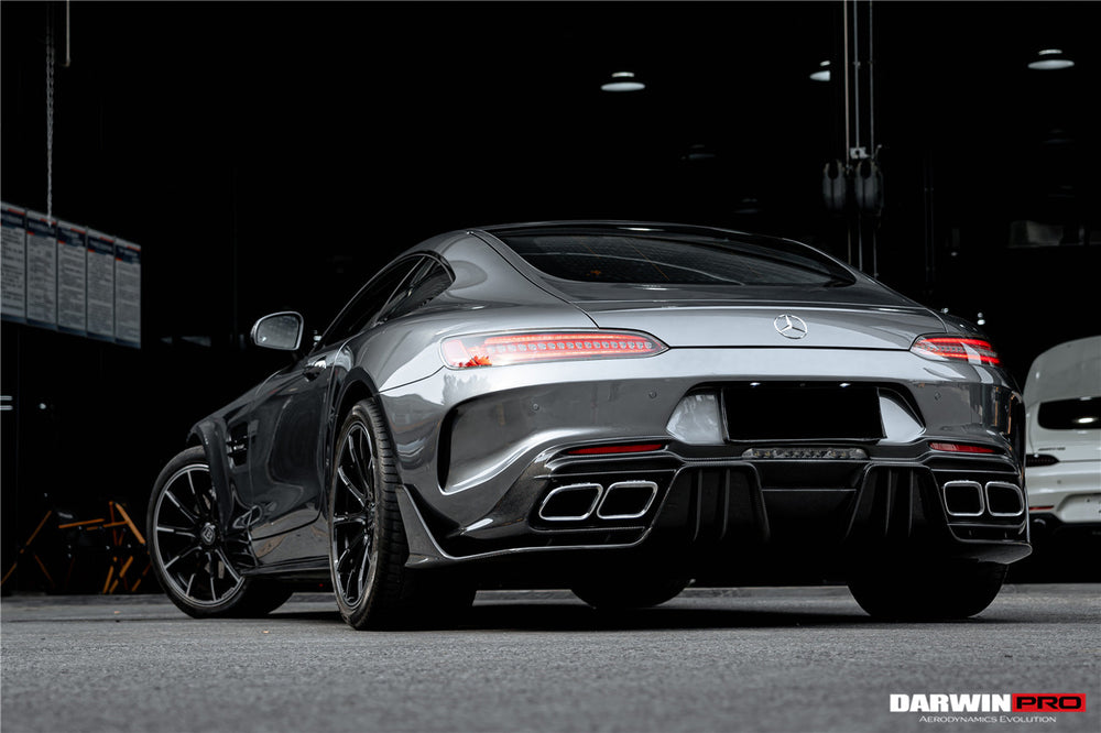 2015-2021 Mercedes Benz AMG GT | GTS Partial Carbon Fiber Rear Bumper ...