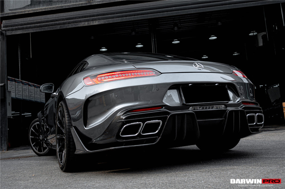 2015-2021 Mercedes Benz AMG GT | GTS Partial Carbon Fiber Rear Bumper ...