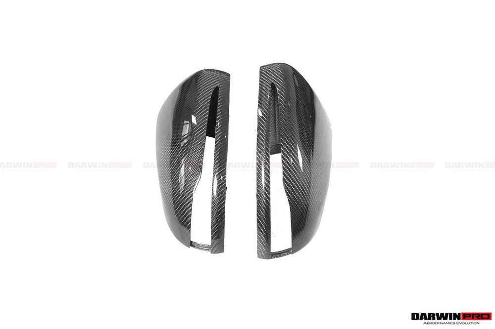 2014-2021 Mercedes Benz C-Class W205 S-Class W222 C217 E-Class W213 Dry Carbon Fiber Mirror Housing Replacement - DarwinPRO Aerodynamics