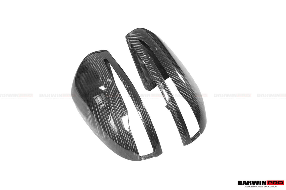 2014-2021 Mercedes Benz C-Class W205 S-Class W222 C217 E-Class W213 Dry Carbon Fiber Mirror Housing Replacement - DarwinPRO Aerodynamics