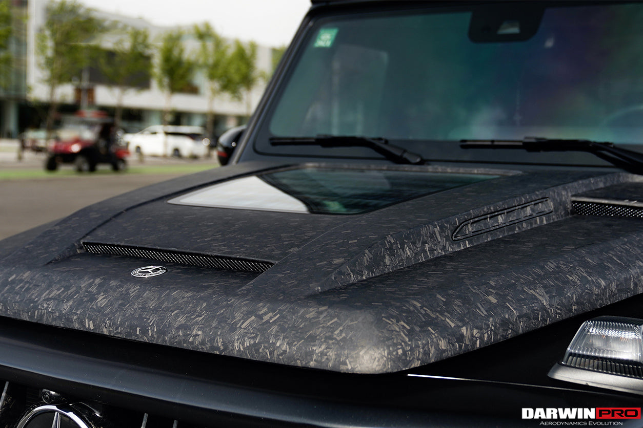 2019-2025 Mercedes Benz W464 | W465 G Wagon IMP Performance Partial Carbon Fiber Hood | Fits G500, G550, G63 AMG - DarwinPRO Aerodynamics