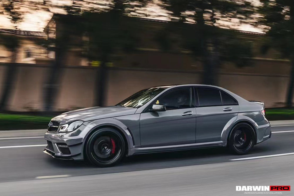 DarwinPRO 2012-2014 Mercedes Benz W204 C63 AMG Sedan BKSS Style Wide Full Body Kit