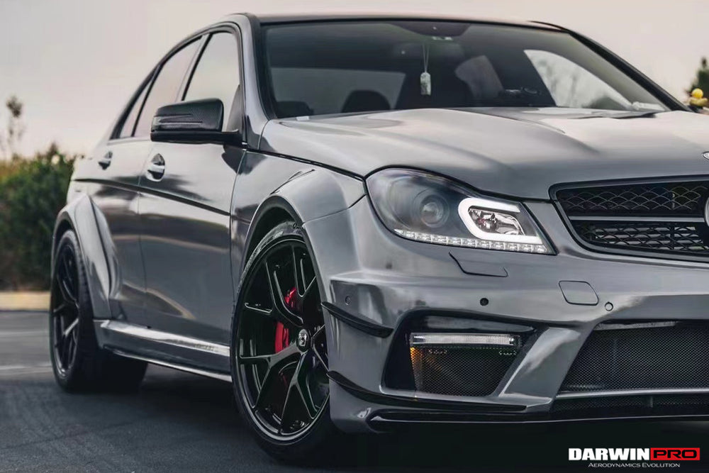 DarwinPRO 2012-2014 Mercedes Benz W204 C63 AMG Sedan BKSS Style Wide Full Body Kit