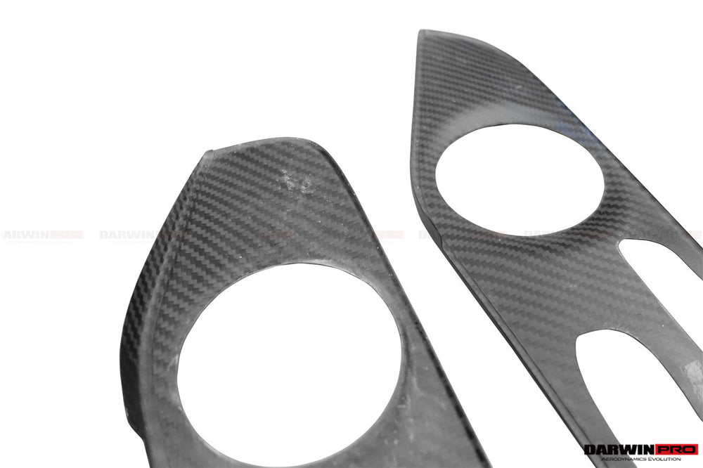 2015-2021 Mercedes Benz W205 C63 S AMG Sedan Carbon Fiber Interior Door Panel Trim Cover Strip