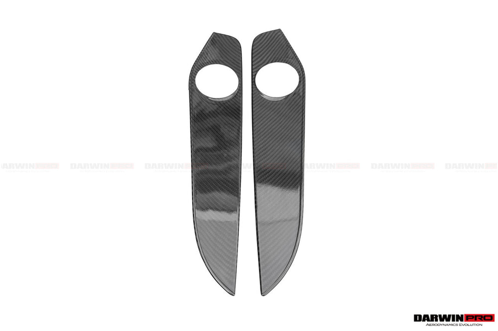 2015-2021 Mercedes Benz W205 C63 S AMG Sedan Carbon Fiber Interior Door Panel Trim Cover Strip