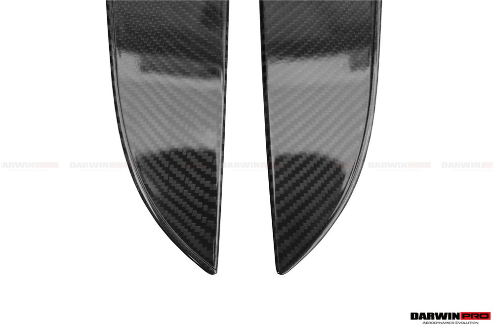 2015-2021 Mercedes Benz W205 C63 S AMG Sedan Carbon Fiber Interior Door Panel Trim Cover Strip