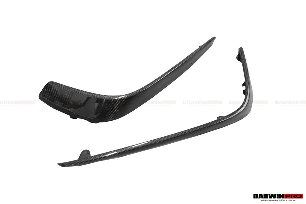 2015-2021 Mercedes Benz W205 C63 S AMG Carbon Fiber Front Canards