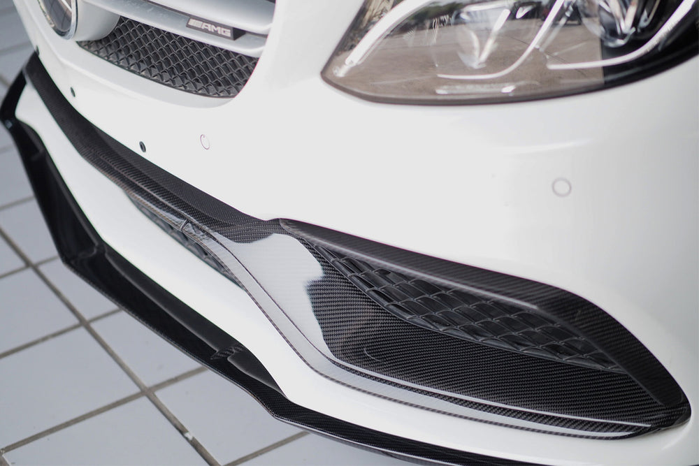 2015-2021 Mercedes Benz W205 C63 S AMG Carbon Fiber Front Canards