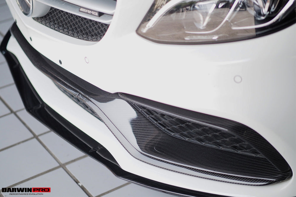 2015-2021 Mercedes Benz W205 C63 S AMG Carbon Fiber Front Canards