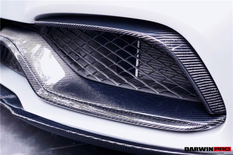2015-2021 Mercedes Benz W205 C63 S AMG Carbon Fiber Front Canards