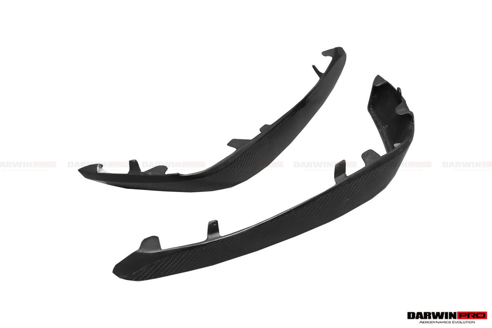 2015-2021 Mercedes Benz W205 C63 S AMG Carbon Fiber Front Canards
