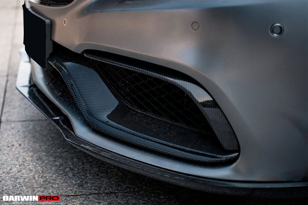 2015-2021 Mercedes Benz W205 C63 S AMG Carbon Fiber Front Canards