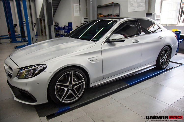 2015-2021 Mercedes Benz W205 C63 S AMG Carbon Fiber Front Canards