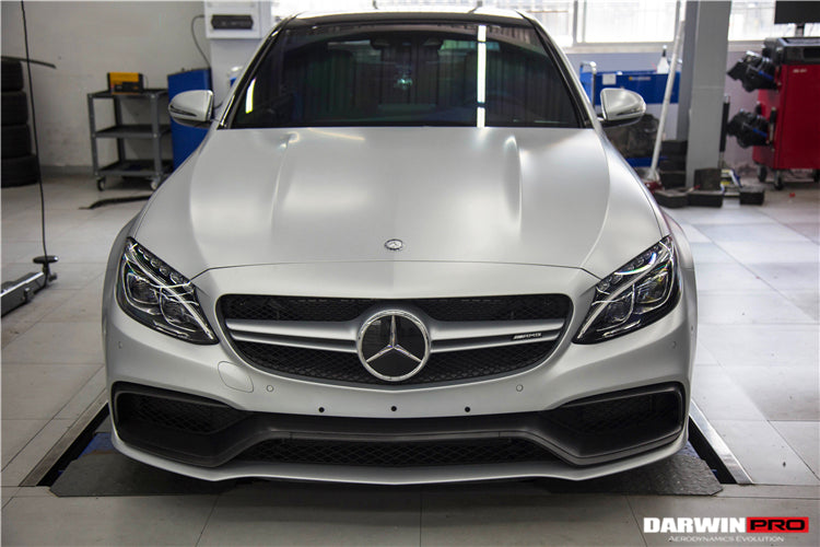 2015-2021 Mercedes Benz W205 C63 S AMG Carbon Fiber Front Canards