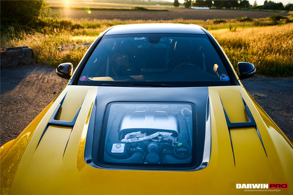 DarwinPRO 2015-2021 Mercedes Benz W205 C63 & S AMG IMP Performance Partial Carbon Fiber Hood - DarwinPRO Aerodynamics