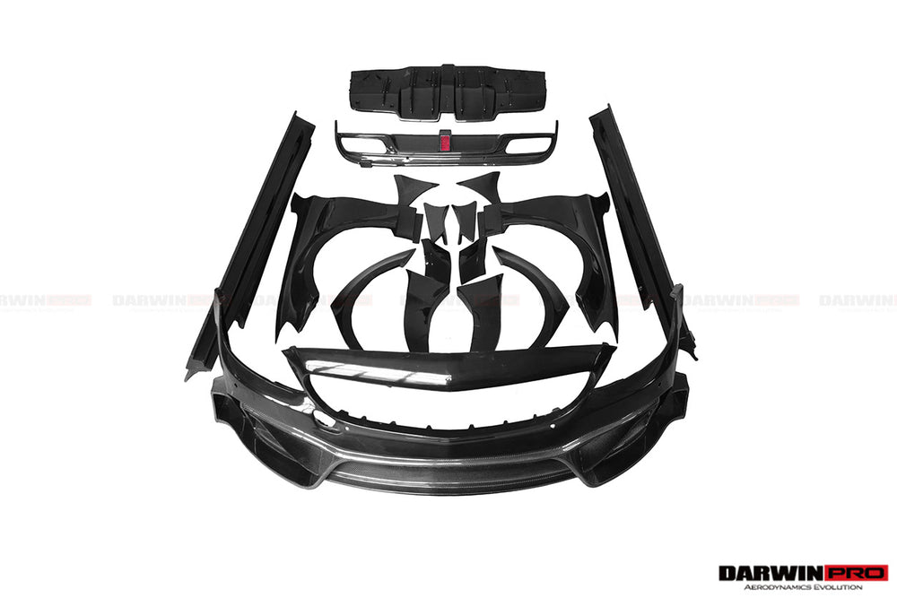 2015-2021 Mercedes Benz W205 C63 & S AMG Sedan IMP Performance Partial Carbon Fiber Full Body Kit - DarwinPRO Aerodynamics