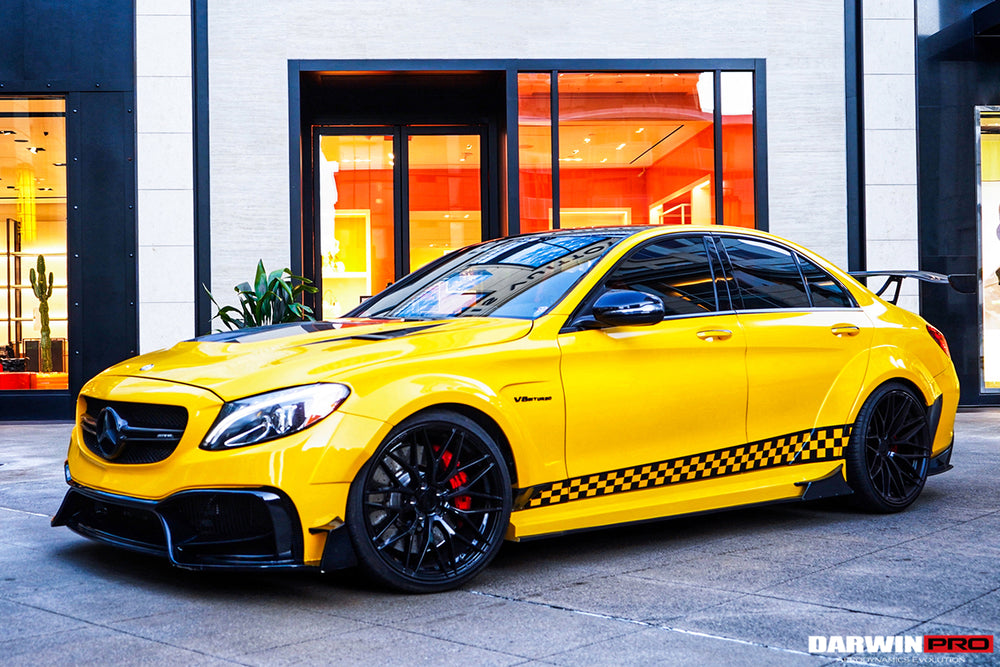 2015-2021 Mercedes Benz W205 C63 & S AMG Sedan IMP Performance Partial Carbon Fiber Full Body Kit - DarwinPRO Aerodynamics