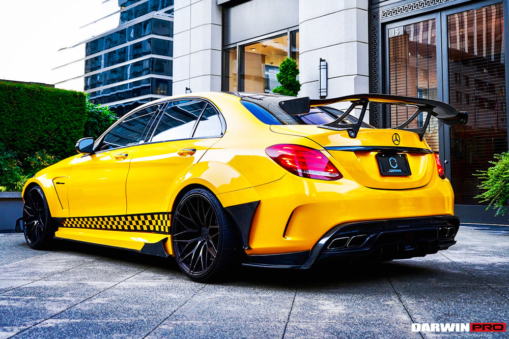 2015-2021 Mercedes Benz W205 C63 & S AMG Sedan IMP Performance Partial Carbon Fiber Full Body Kit - DarwinPRO Aerodynamics