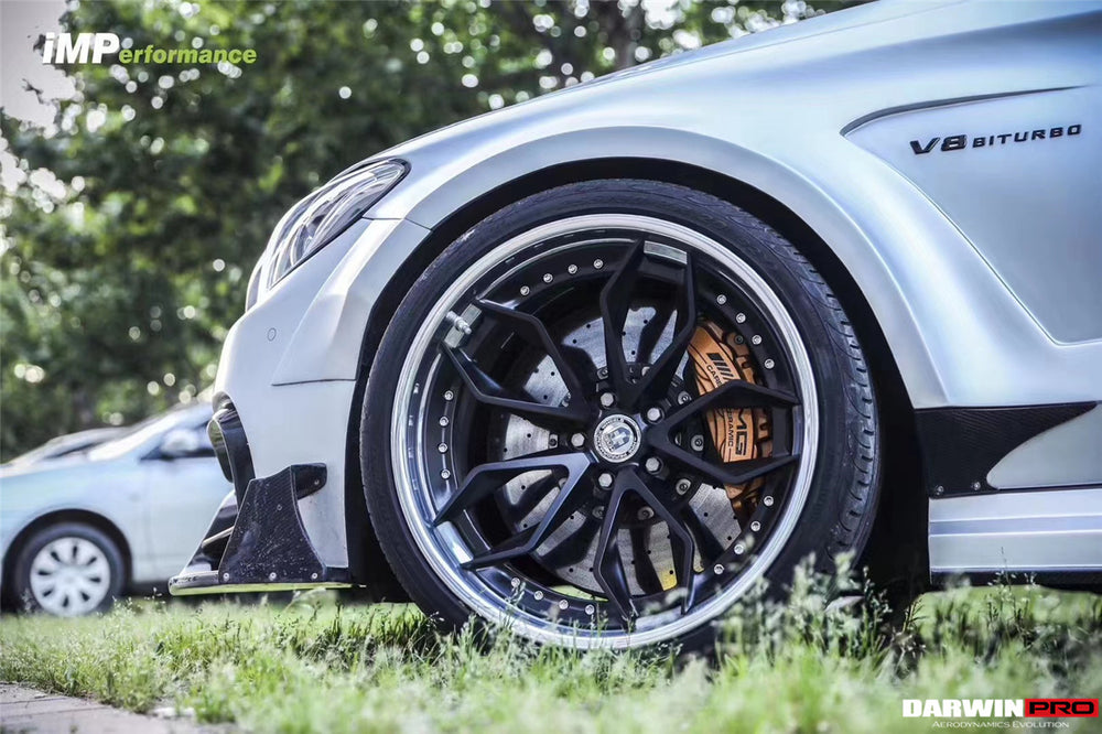 2015-2021 Mercedes Benz W205 C63 & S AMG Sedan IMP Performance Partial Carbon Fiber Full Body Kit - DarwinPRO Aerodynamics