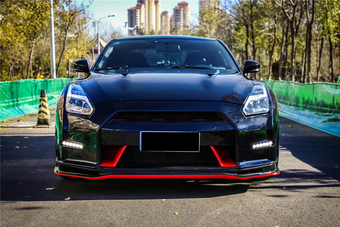 2008-2016 Nissan GTR R35 CBA DBA Ver15 NSM Style Partial Carbon