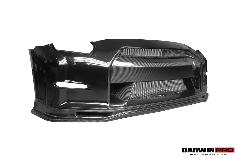 2008-2016 Nissan GTR R35 CBA DBA Ver15 NSM Style Partial Carbon Fiber Front Bumper