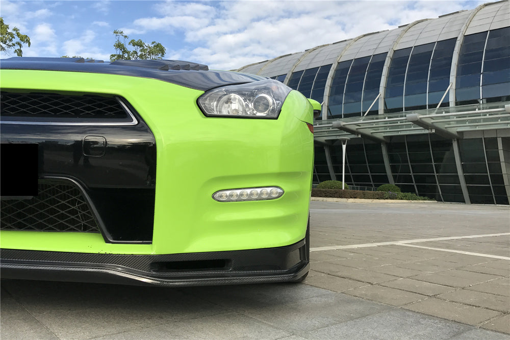 2012-2016 Nissan GTR R35 DBA NSM Style Partial Carbon Fiber Front Lip