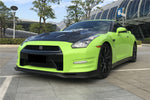  2012-2016 Nissan GTR R35 DBA NSM Style Partial Carbon Fiber Front Lip - DarwinPRO Aerodynamics 