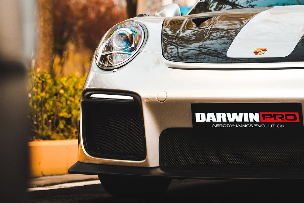 DarwinPRO 2012-2019 Porsche 991 Carrera S & Targa 4 & 4s GT2RS Style Carbon Fiber Hood - DarwinPRO Aerodynamics
