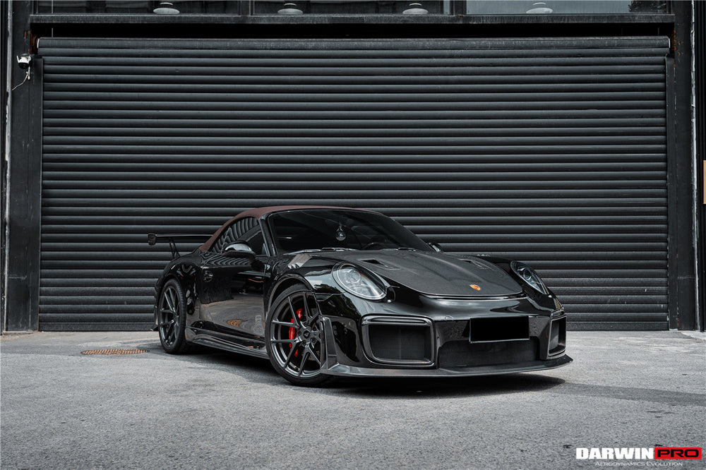 DarwinPRO 2012-2019 Porsche 991 Carrera S & Targa 4 & 4s GT2RS Style Carbon Fiber Hood - DarwinPRO Aerodynamics
