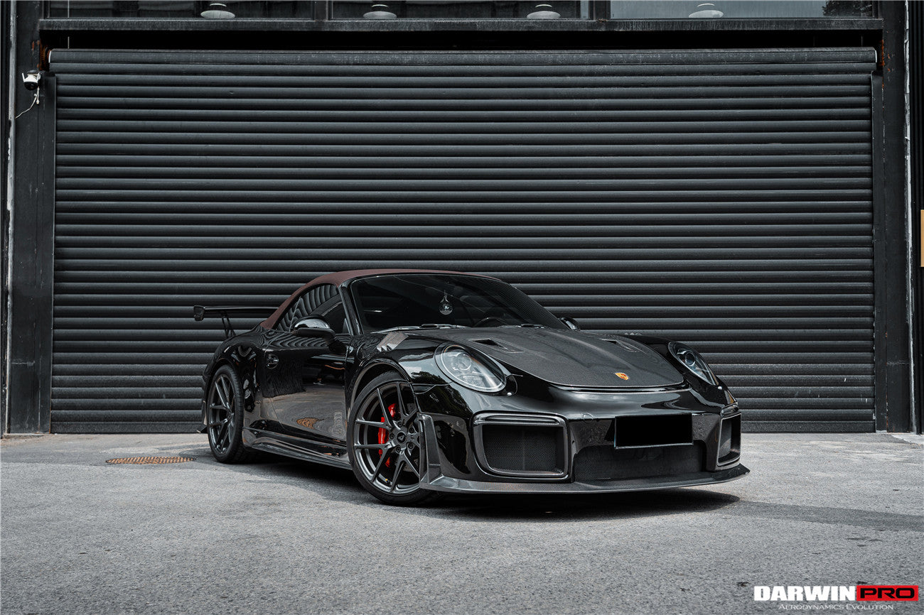 DarwinPRO 2012-2019 Porsche 991 Carrera S & Targa 4 & 4s GT2RS Style Carbon Fiber Hood - DarwinPRO Aerodynamics