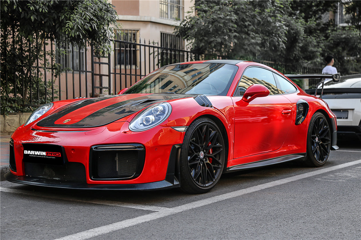2016-2019 Porsche 911 991.2 Carrera Targa 4 4S GT2RS Style Partial Carbon Fiber Fender - DarwinPRO Aerodynamics