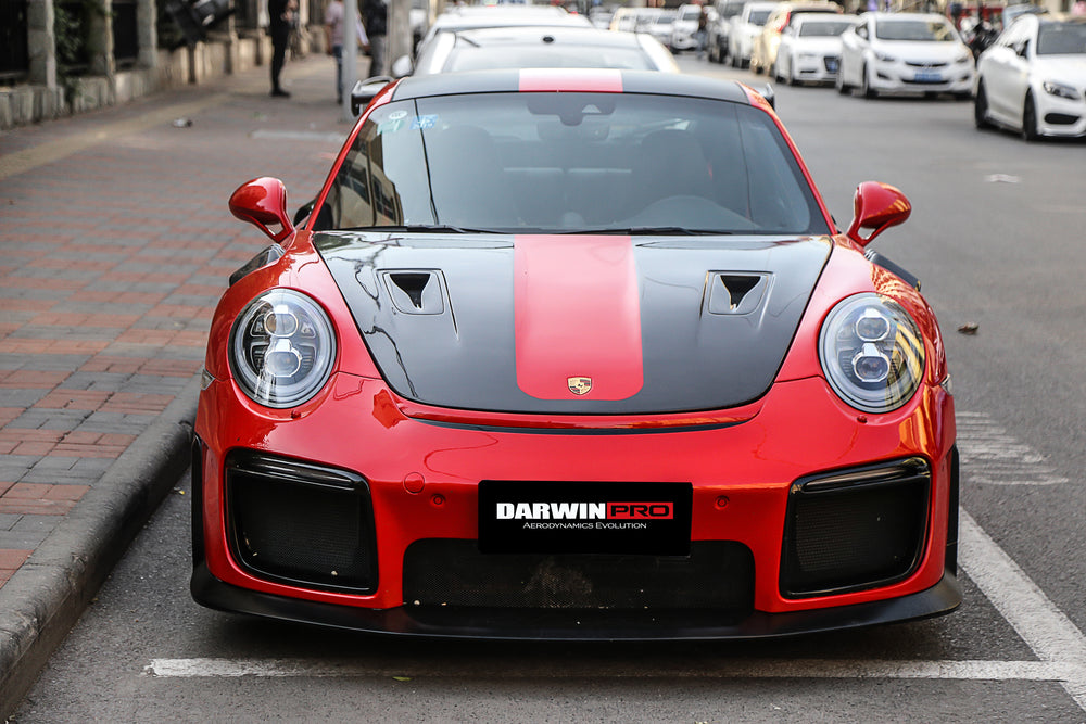 DarwinPRO 2016-2019 Porsche 911 991.2 Carrera S GT2RS-Style Partial Carbon Fiber Full Body Kit - DarwinPRO Aerodynamics