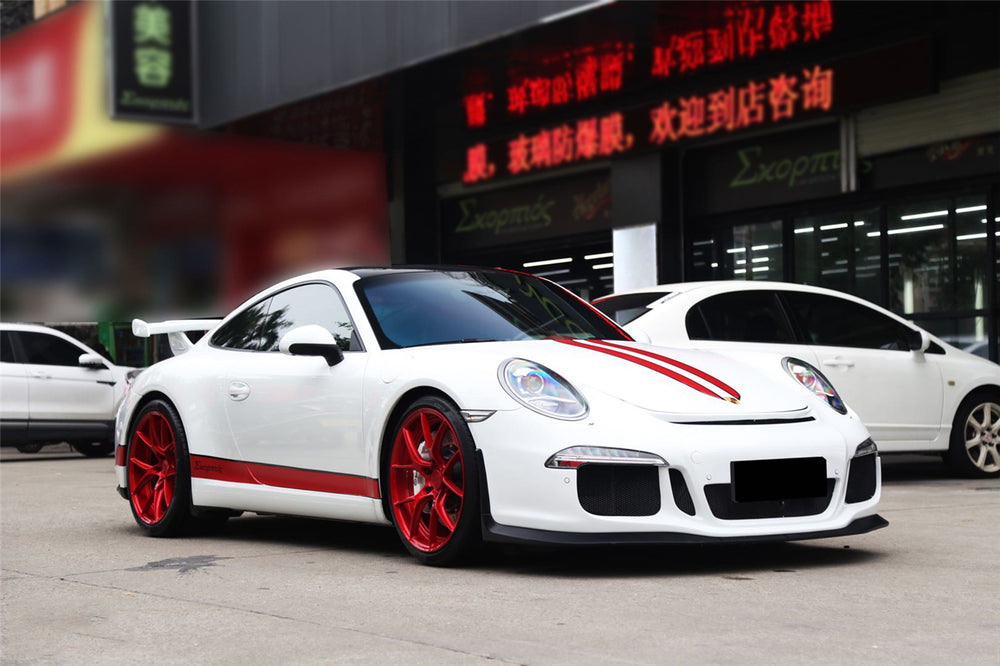 Parachoques delantero estilo Porsche 911 991.1 Carrera &amp; Targa S &amp; 4 &amp; 4S GT3 2012-2015