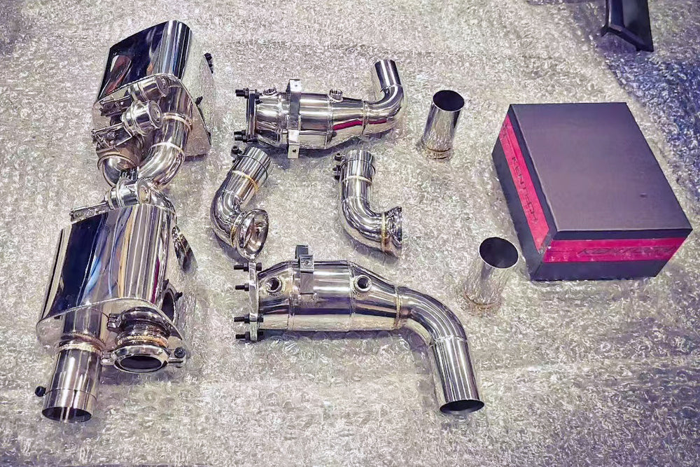 2016-2019 Porsche 911 991.2 2C 4C Carrera S Targa 4 4S Convert GT2RS Exhaust System (for GT2RS Style Bumper)