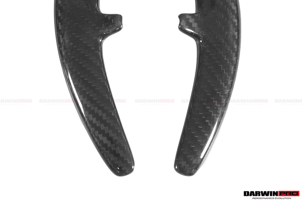 DarwinPRO 2016-2025 Porsche 911 Autoclave Carbon Fiber Paddle Shifters DarwinPRO (OE) | Fits 991.2, 718, 981, MACAN - DarwinPRO Aerodynamics