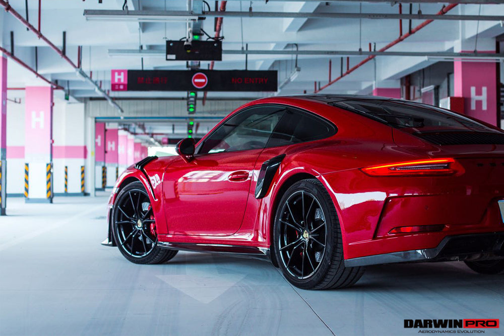 2013-2019 Porsche 911 991 Carrera Targa 4 4S 4C Only GT2RS Style Side Skirts - DarwinPRO Aerodynamics