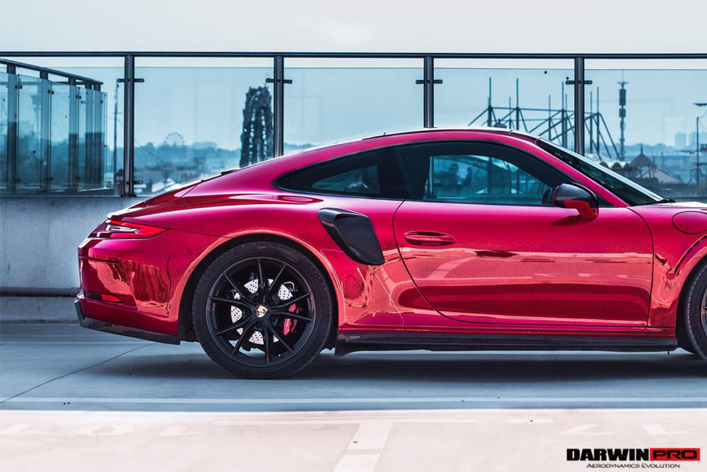 2013-2019 Porsche 911 991 Carrera Targa 4 4S 4C Only GT2RS Style Side Skirts - DarwinPRO Aerodynamics