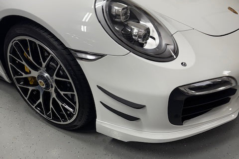 Guardabarros delanteros de fibra de carbono estilo BKSS para Porsche 911 991.2 Turbo/S 2016-2019