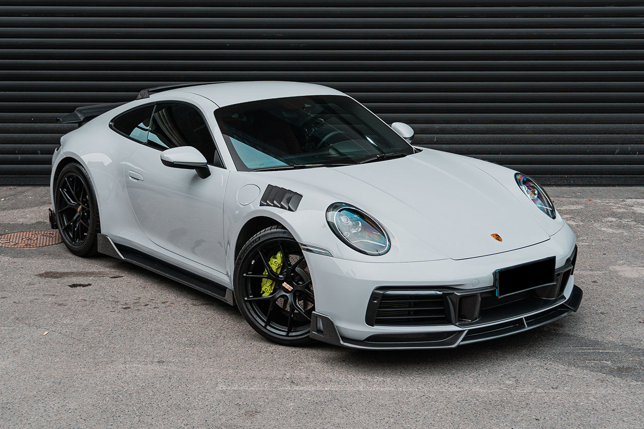 2019-UP Porsche 911 992 Carbon Fiber Side Skirts DarwinPRO (BKSS
