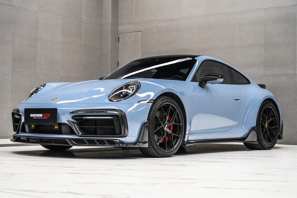 2019-UP Porsche 911 992 Carbon Fiber Side Skirts DarwinPRO (BKSSII