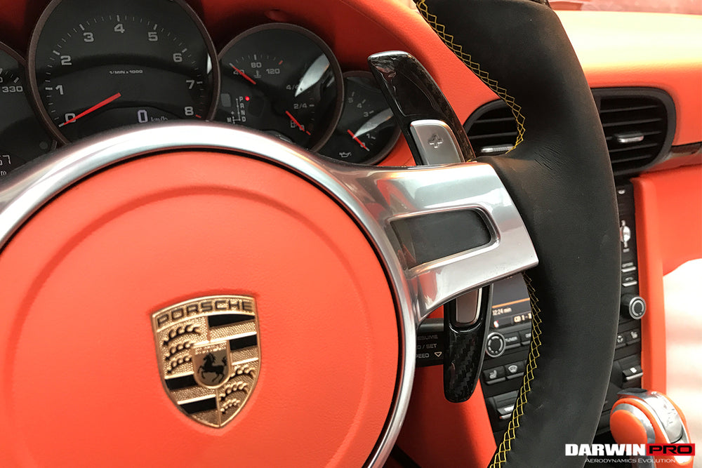 2009-2015 Porsche 911 Autoclave Carbon Fiber Paddle Shifters DarwinPRO (OE) | Fits 997, 991.1 - DarwinPRO Aerodynamics