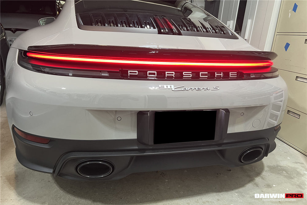 DarwinPRO 2024-UP Porsche 992.2 Facelift Carrera S 4 4S Targa Cabriolet BKSS Style Trunk Spoiler Wing