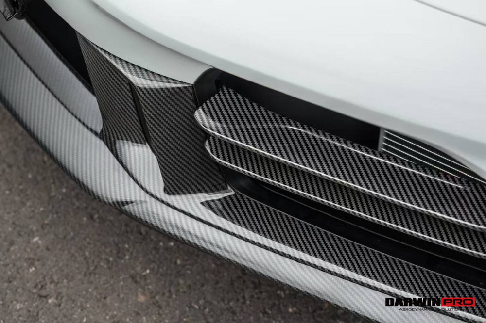 DarwinPRO 2024-UP Porsche 992.2 Facelift Carrera 2C 4C Coupe Cabriolet Sport Design Only OE Style Front Bumper Air Vents Trims