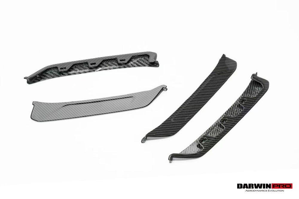 DarwinPRO 2024-UP Porsche 992.2 Facelift Carrera 2C 4C Coupe Cabriolet Sport Design Only OE Style Front Bumper Air Vents Trims